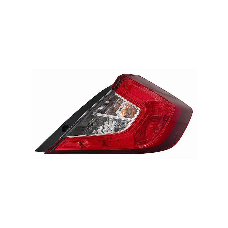 FANALE POST DX CON 4 W21W,WY21W,W16W LED ESTERNO HONDA CIVIC H/B (FC/FK) 2016 2022 OEM 33500TGLG01