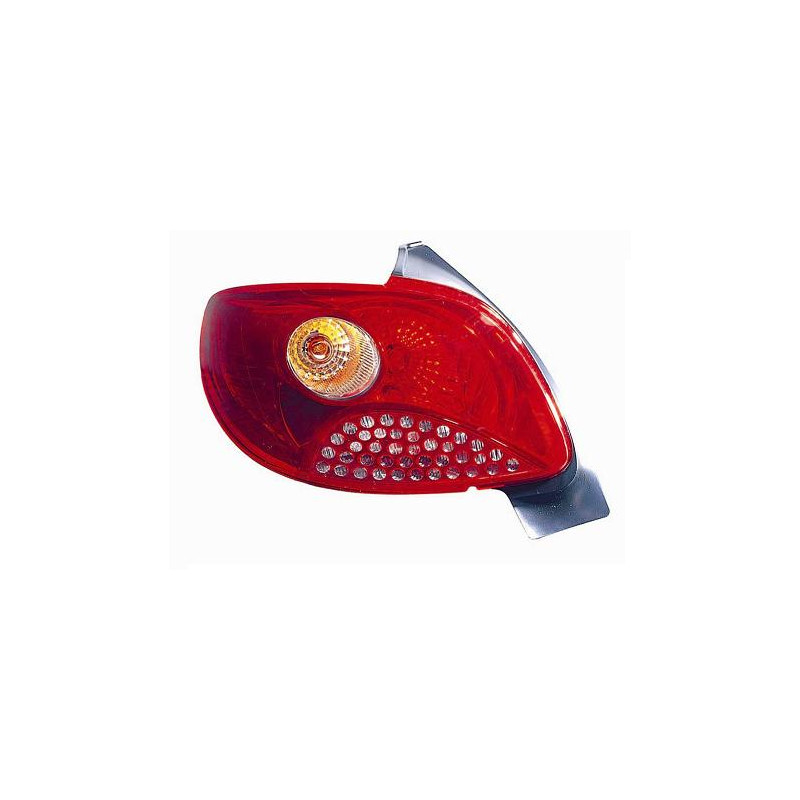 FANALE POST SX ROSSO SENZA VALEO PEUGEOT 206+ (PLUS) (2L/2M) 2009 2013 OEM 6350FY