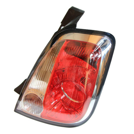 FANALE POST DX SENZA 2 P21W,PY21W,R10W NERO FIAT 500 (312) 2007
