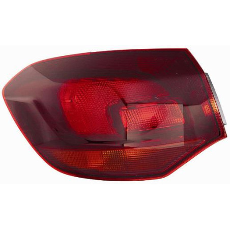 FANALE POST SX ROSSO SCURO SENZA 5 ESTERNO OPEL ASTRA J 3D/GTC