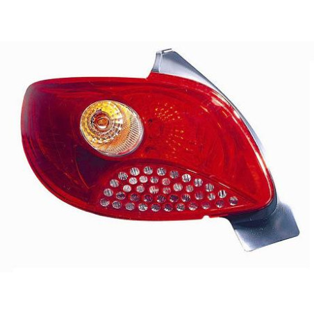 FANALE POST DX ROSSO SENZA VALEO PEUGEOT 206+ (PLUS) (2L/2M)