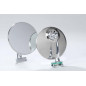RETROVISORE CROMATO TONDO A MORSETTO FIAT 500 F / L / R 1965 1975