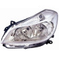FARO FANALE PROIETTORE SX H7,H7 CROMATA ELETTRICA RENAULT CLIO III (BR0 1/CR0 1) 2006 2009 OEM 7701061071