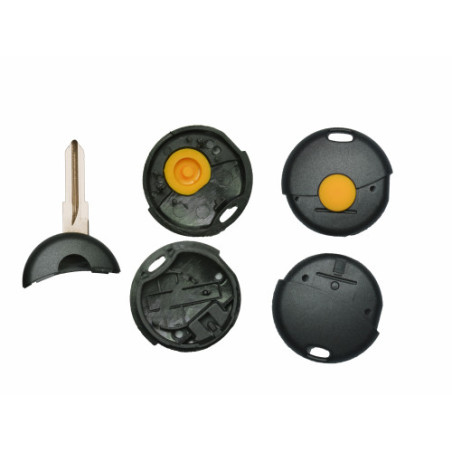 GUSCIO PER CHIAVI NERO CON TASTO ARANCIO 1 GT15R SMART FORTWO