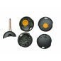 GUSCIO PER CHIAVI NERO CON TASTO ARANCIO 1 GT15R SMART FORTWO (450) 1998 2007