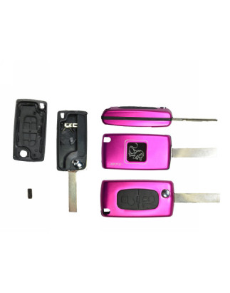 GUSCIO PER CHIAVI FUCSIA 2 CON ALLOGGIO BATTERIA ROTONDO HU83