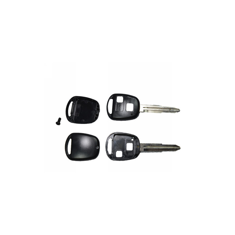 GUSCIO PER CHIAVI NERO 2 NO TASTI IN GOMMA TOY41R TOYOTA CAMRY 2002 