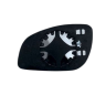 VETRO CON PIASTRA DX CROMATO OPEL VECTRA C (Z02) 2002 2005 OEM 1428700