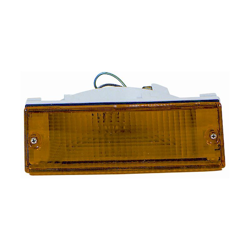 FANALE ANT SX ARANCIO SENZA PARAURTI MITSUBISHI P/U L200 (K3T/K2T/K1T/K0T) 1987 1992 OEM MB912715