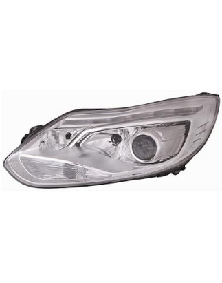 FARO FANALE PROIETTORE DX XENON LED CROMATA LED FORD FOCUS (DH)
