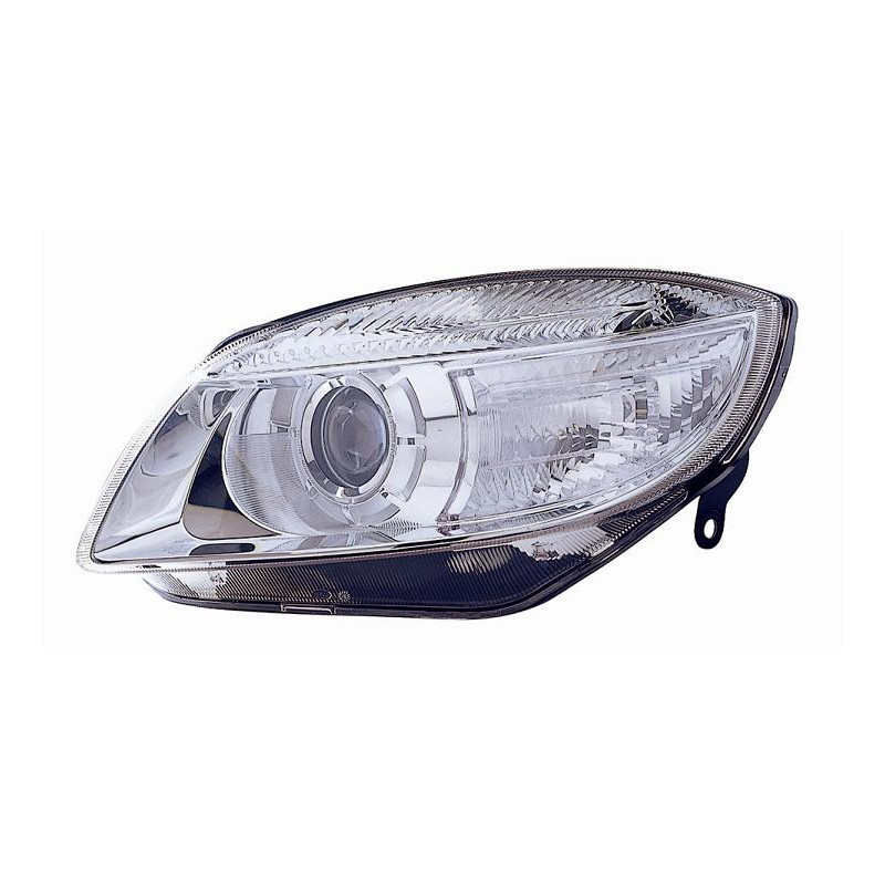 FARO FANALE PROIETTORE SX H7 ELETTRICA SKODA FABIA (542/545) 2007 2010 OEM 5J1941017A