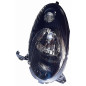 FARO FANALE PROIETTORE SX H4 NERA ELETTRICA NISSAN MICRA (K12) 2002 2010 OEM 26060AX700