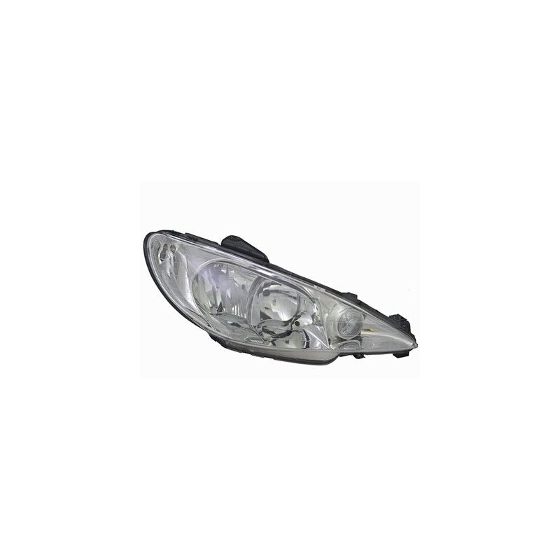 FARO FANALE PROIETTORE DX H1/H7 VALEO PEUGEOT 206 (2A/2C/2D/2E/2K) 1998 2009 OEM 6206A0
