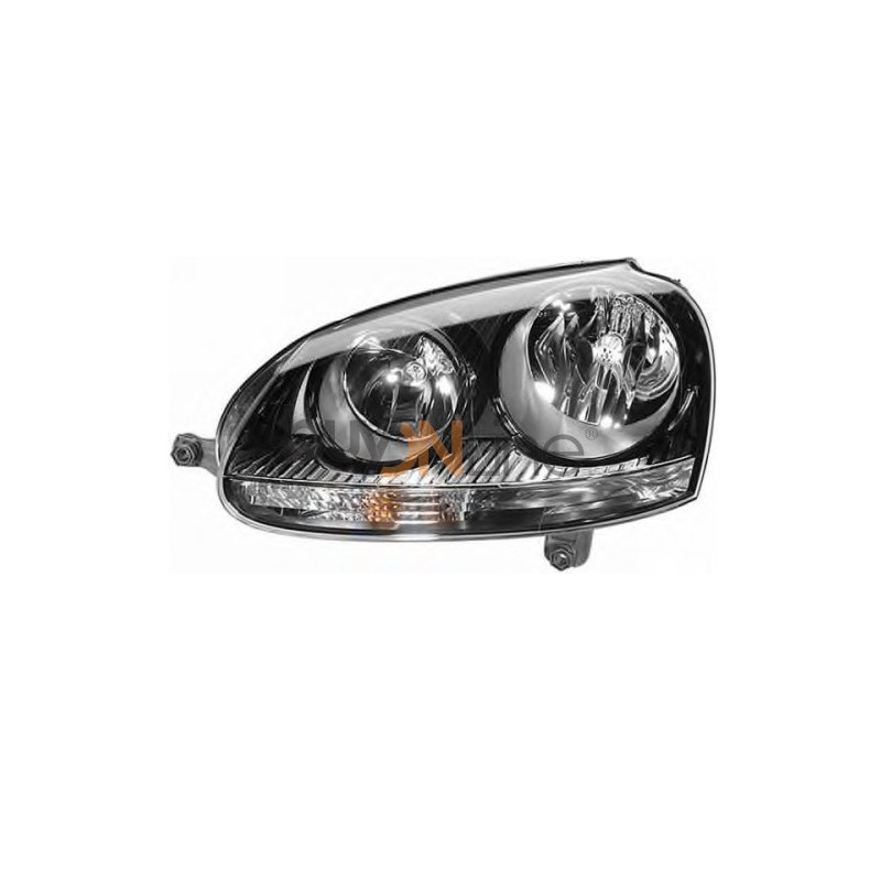 FARO FANALE PROIETTORE SX H7,H7 NERA VOLKSWAGEN GOLF V (1K1) 2004 2008 OEM 1K6941029T