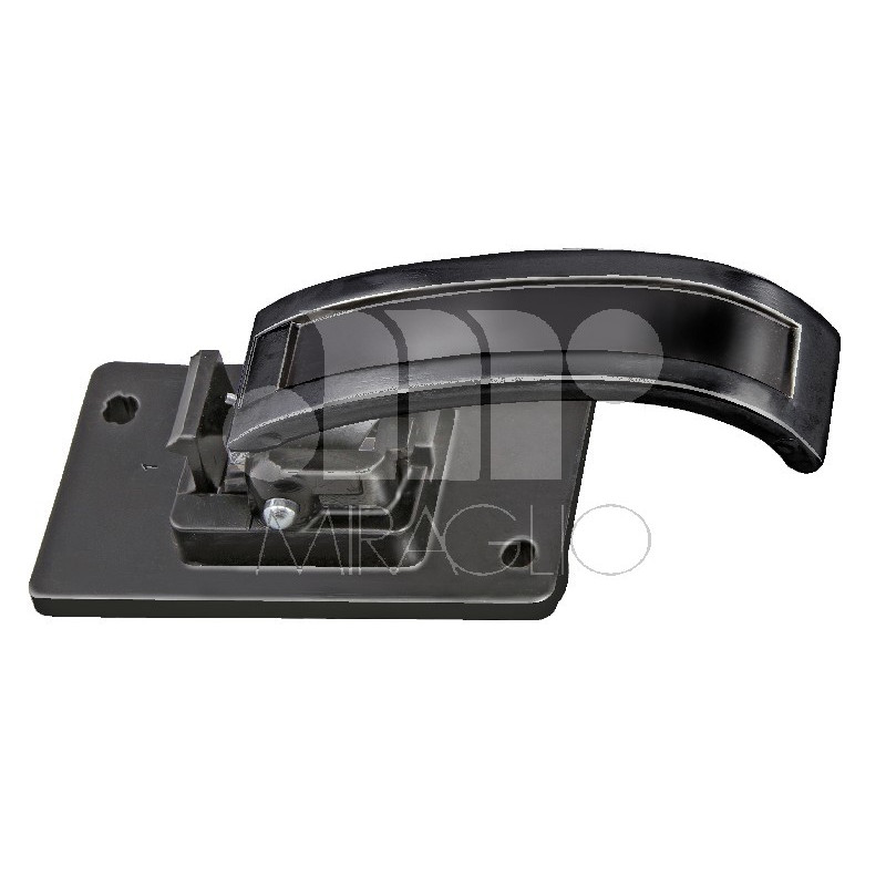 MANIGLIA APRIPORTA INTERNA IN ZAMA NERO ANT DX/SX IVECO OM 50-65-79-110 1972  OEM 4731295