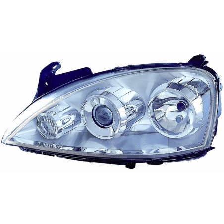 FARO FANALE PROIETTORE DX 2H7 ELETTRICA OPEL CORSA C (X01) 2000