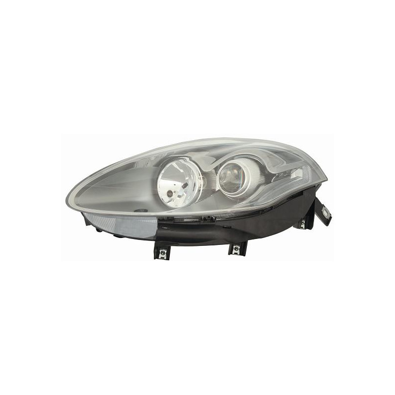 FARO FANALE PROIETTORE DX 2H1 GRIGIO SCURO BIANCO FIAT BRAVO (198) 2007 2014 OEM 51877883