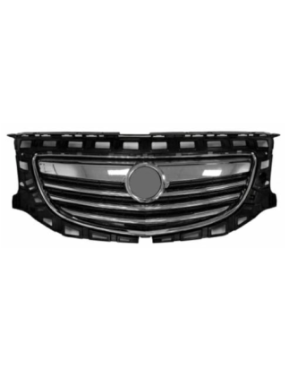 GRIGLIE PARAURTI ANT NERA COMPLETA CROMATA OPEL INSIGNIA (G09)
