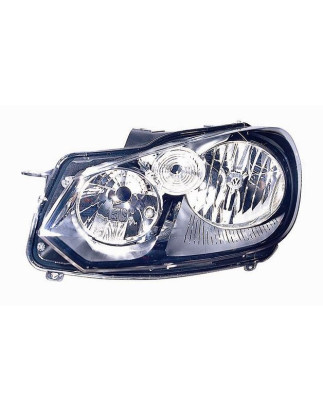 FARO FANALE PROIETTORE SX H7,H15 HELLA NERA VOLKSWAGEN GOLF VI
