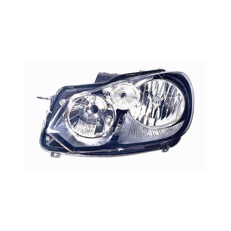 FARO FANALE PROIETTORE SX H7,H15 HELLA NERA VOLKSWAGEN GOLF VI (5K1) 2008 2013 OEM 5K1941005S