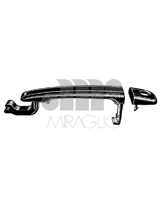 MANIGLIA PORTA EST ANT DX POST DX/SX CITROEN C2 (JM) 2003 2008