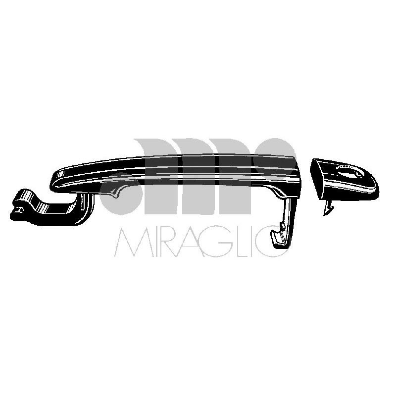MANIGLIA PORTA EST ANT DX POST DX/SX CITROEN C2 (JM) 2003 2008 OEM 9101W2