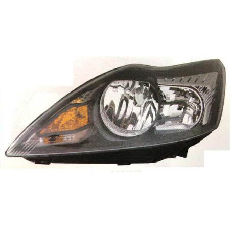 FARO FANALE PROIETTORE SX H1,H7 NERA/CROMATA FORD FOCUS