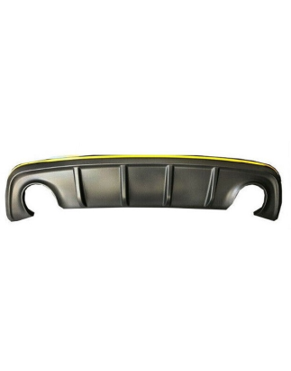 PARAURTI POST INF NERO MOD.DOPPIO SCARICO GIALLA ALFA ROMEO