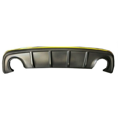 PARAURTI POST INF NERO MOD.DOPPIO SCARICO GIALLA ALFA ROMEO