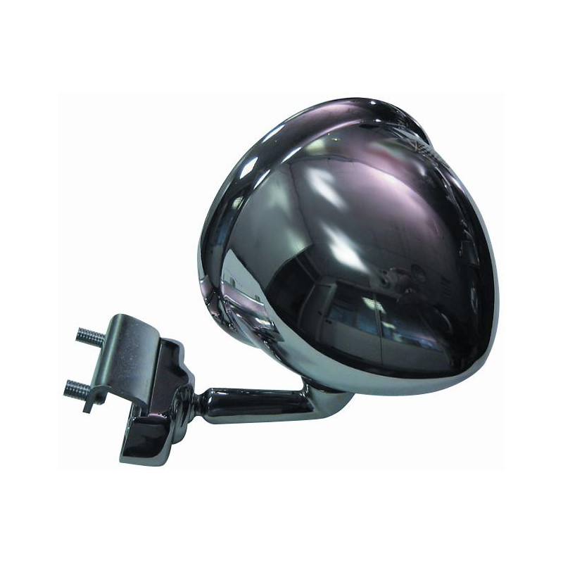 RETROVISORE CROMATO A CALICE A MORSETTO FIAT 500 F / L / R 1965 1975
