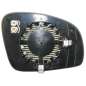 VETRO CON PIASTRA DX SKODA FABIA (542/545) 2007 2010 OEM 5J0857522M