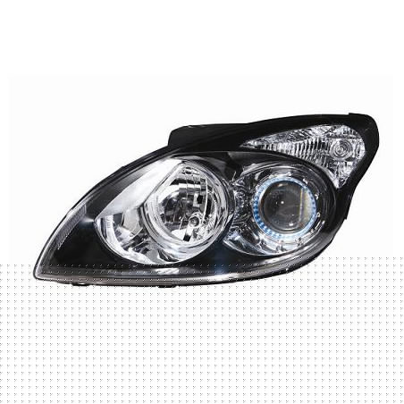 FARO FANALE PROIETTORE DX H7,H1 NERA ELETTRICA HYUNDAI i30 (FD)
