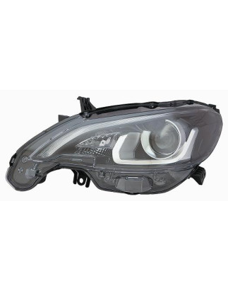 FARO FANALE PROIETTORE SX LED NERA LED ELETTRICA PEUGEOT 108