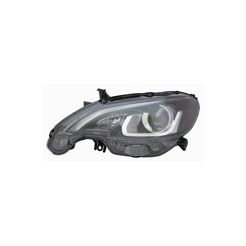 FARO FANALE PROIETTORE SX LED NERA LED ELETTRICA PEUGEOT 108 2014  OEM B000863880