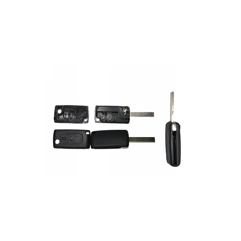 GUSCIO PER CHIAVI NERO 3 CON ALLOGGIO BATTERIA ESAGONALE HU83 CITROEN BERLINGO (B9) 2008 2015