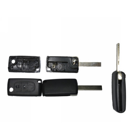 GUSCIO PER CHIAVI NERO 3 CON ALLOGGIO BATTERIA ESAGONALE HU83