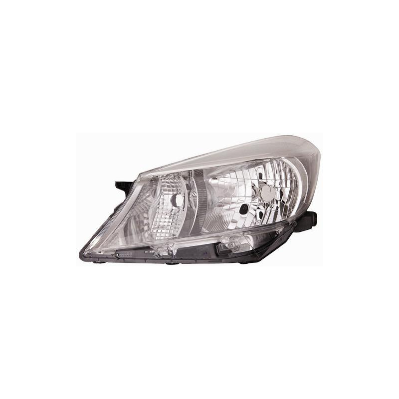 FARO FANALE PROIETTORE DX H4 MOD. KYOTO CROMATA ELETTRICA TOYOTA YARIS III (P13) 2011 2014 OEM 811300D450