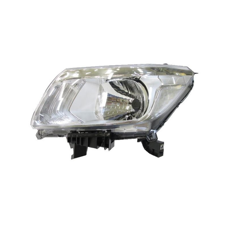 FARO FANALE PROIETTORE DX H4 CROMATA ELETTRICA NISSAN P/U NAVARA NP300 2WD-4WD (D23) 2015 2025 OEM 260104KJ2A