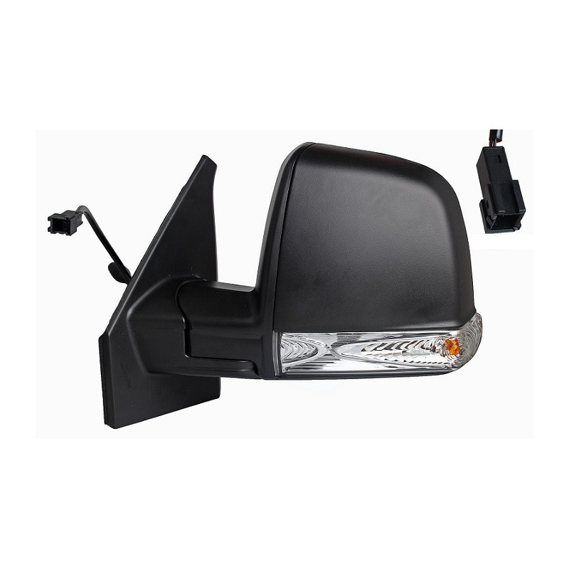 RETROVISORE MECC SX NERO 2 MOD.COMBI/PANORAMA FIAT DOBLO (263) 2009 2015 OEM 735668180