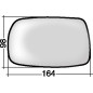 VETRO CON PIASTRA DX TOYOTA YARIS I (P1) 1999 2005 OEM 879310D010