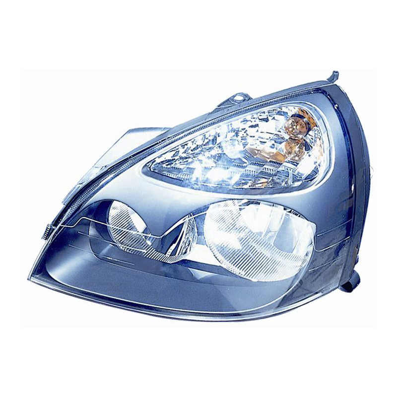 FARO FANALE PROIETTORE SX H7,H1 NERA RENAULT CLIO II/CAMPUS/THALIA (BB/CB) 2001 2006 OEM 7701054058