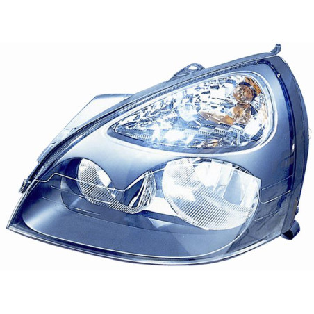 FARO FANALE PROIETTORE SX H7,H1 NERA RENAULT CLIO