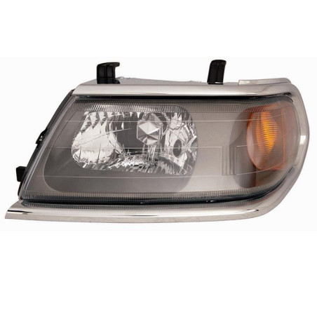 FARO FANALE PROIETTORE DX H4 GRIGIA SCURA CROMATA MITSUBISHI