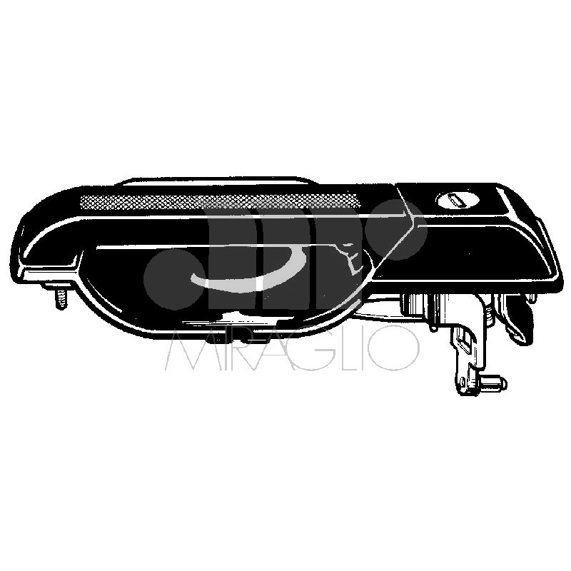 MANIGLIA PORTA EST NUDA ANT DX FIAT CROMA (154) 1986 1996 OEM 46401014