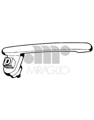 MANIGLIA PORTA EST IN ZAMA CROMATO ANT DX IVECO GAMMA Z - TURBO