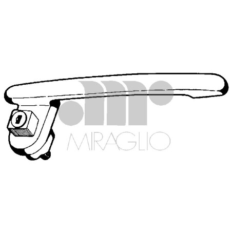 MANIGLIA PORTA EST IN ZAMA CROMATO ANT DX IVECO GAMMA Z - TURBO