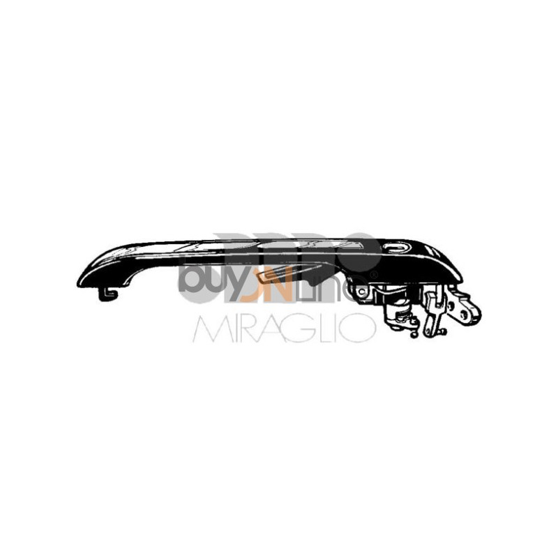 MANIGLIA PORTA EST COPPIA MANIGLIE ANT DX/SX AUDI 80 (8C2/8C5) 1991 1994