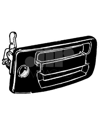 MANIGLIA PORTA EST ANT DX HYUNDAI SONATA 1984 1993 OEM 4786977