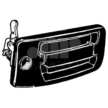 MANIGLIA PORTA EST ANT DX HYUNDAI SONATA 1984 1993 OEM 4786977