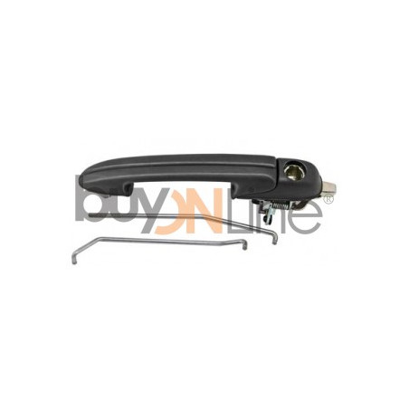 MANIGLIA PORTA EST COPPIA MANIGLIE IN PLASTICA NERO ANT DX/SX